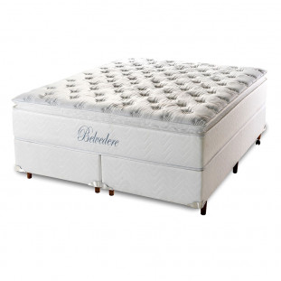 Conjunto Cama Box Belvedere com Molas Ensacadas