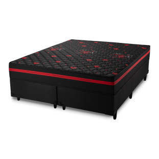 Conjunto Da Vinci 62x158x198 Preto/Vermelho 