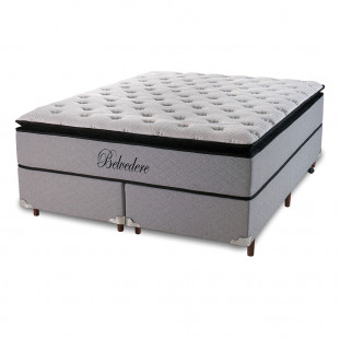 Conjunto Cama Box Belvedere com Molas Ensacadas