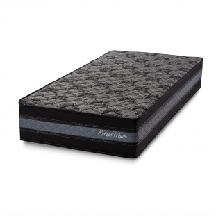 Colchão Solteiro 27x88x188 Eclipse Master Preto/Cinza com Molas Ensacadas