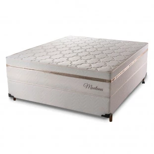 Conjunto Cama Box Montana Master com Molas Ensacadas