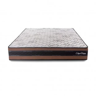 Colchão Casal 27x138x188 Eclipse Master Marrom com Molas Ensacadas