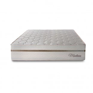 Colchão Queen 33x158x198 Montana Master Bege/Dourado com Molas Ensacadas